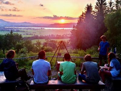 Abendstimmung in den Bergen