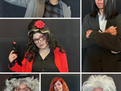 Die Schauspieler der Theatergrupep Dürrenmatt