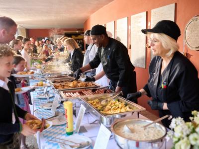 Feines bayrisches Buffet