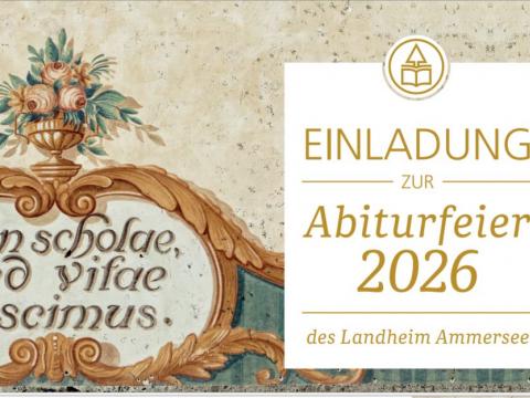 Ausschnitt der Abitureinladung 2026