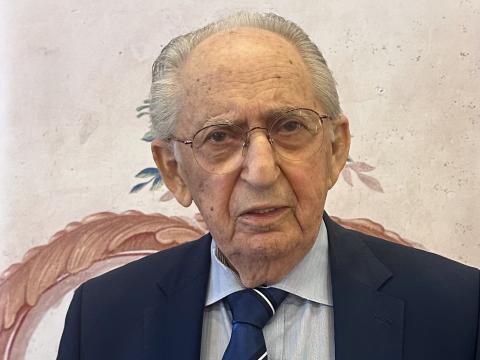 Zeitzeuge Abba Naor im Landheim Ammersee