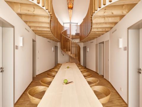 Landheim Ammersee Architekturbild Buchenhäuser