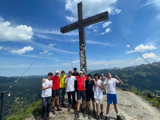 Am Gipfelkreuz